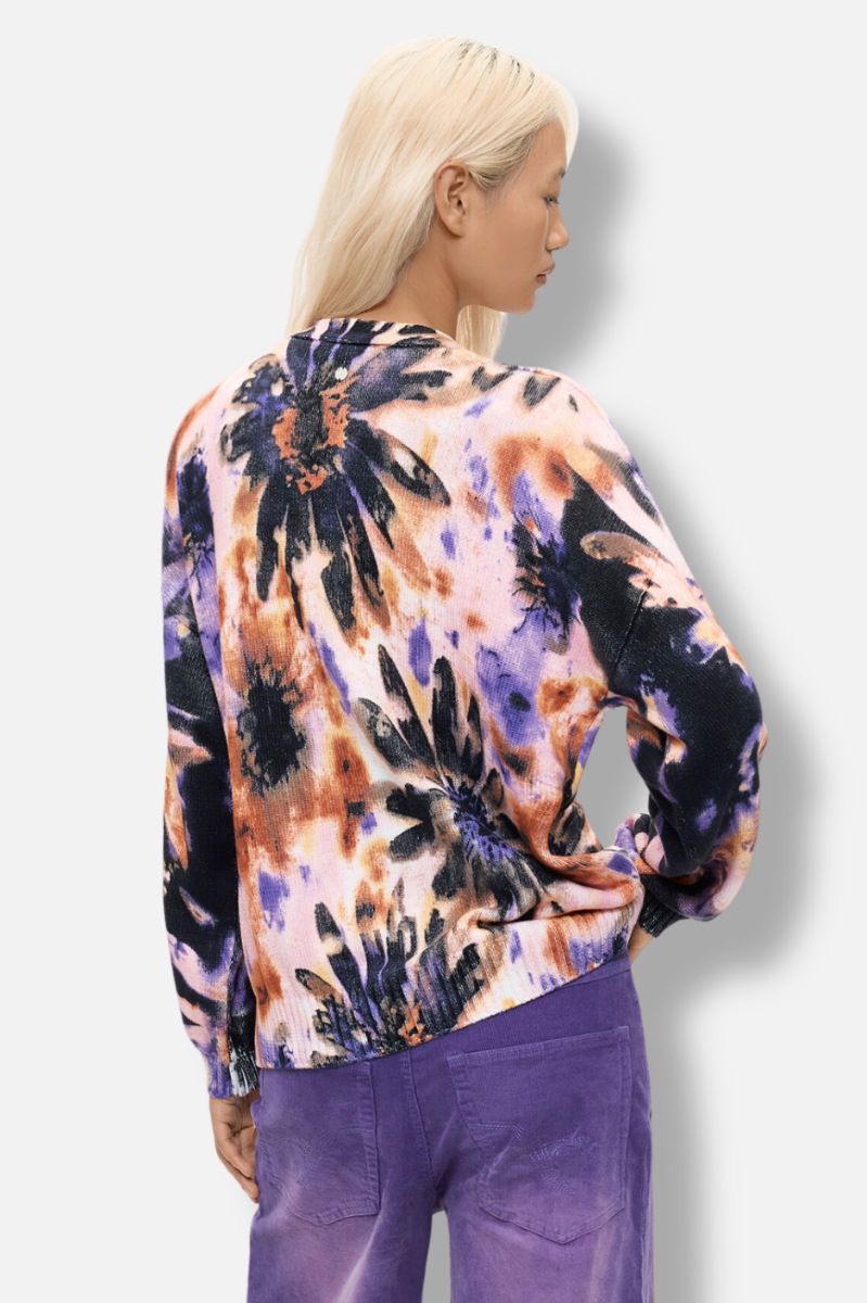 Floral Cardigan - Rosa 
