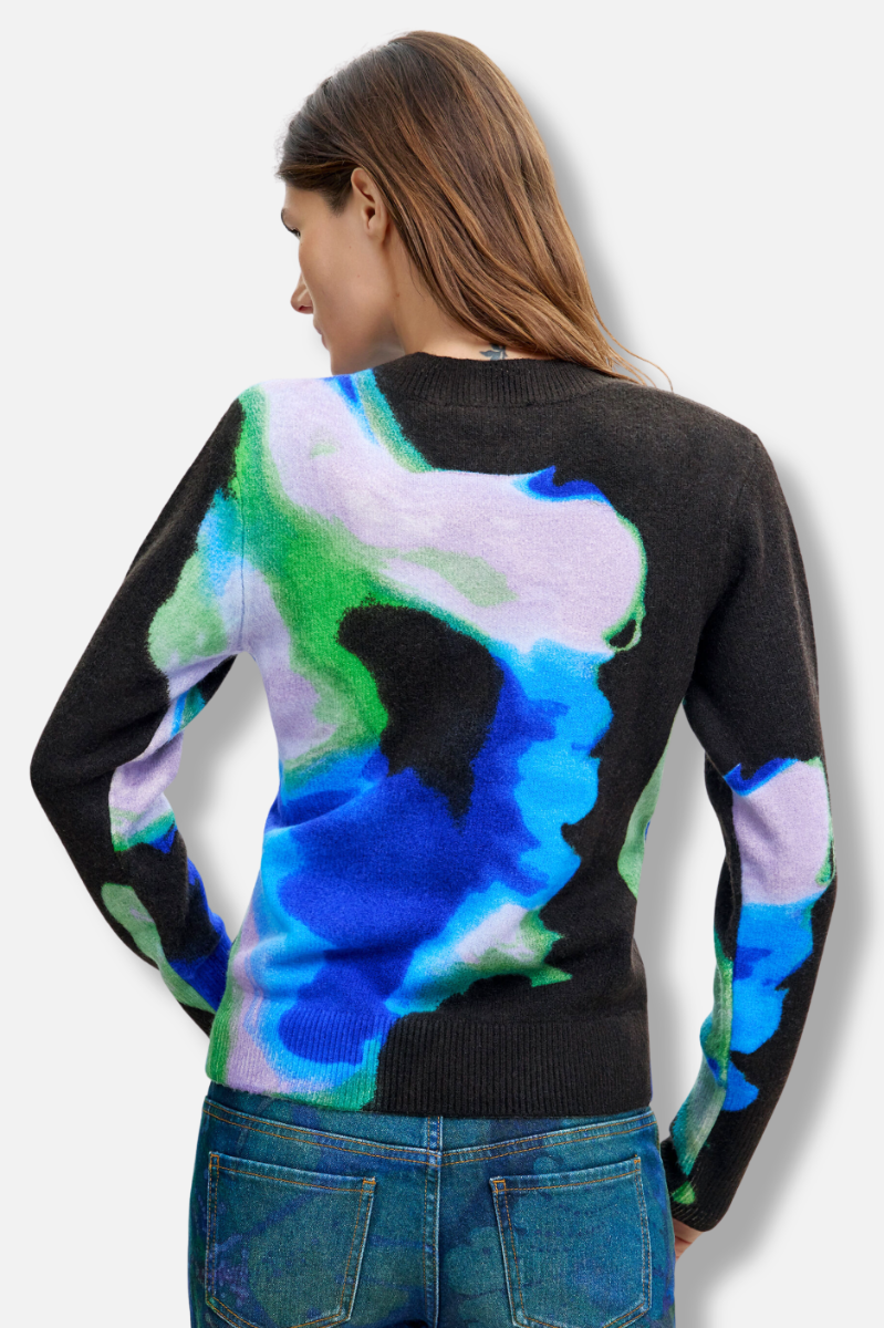 Watercolor Pullover - Azul 