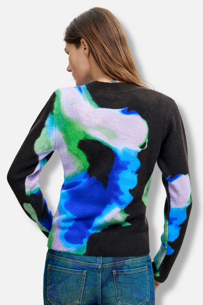 Watercolor Pullover - Azul 