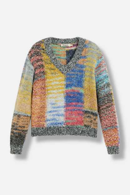 Chunky Knit Pullover - Red 