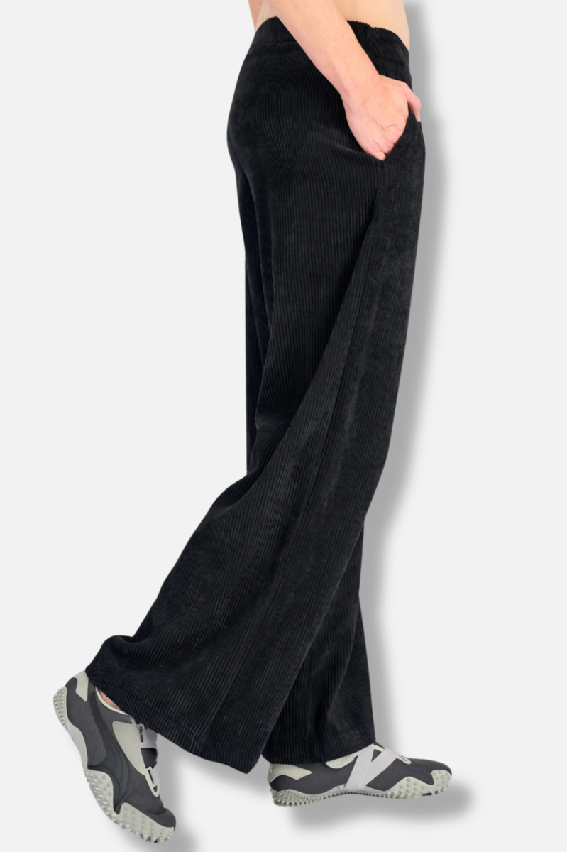 Cord Easy Lantern Pant - Black 