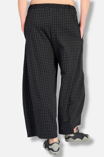 Urban Skog Oversized Pant - Graphite Grid 