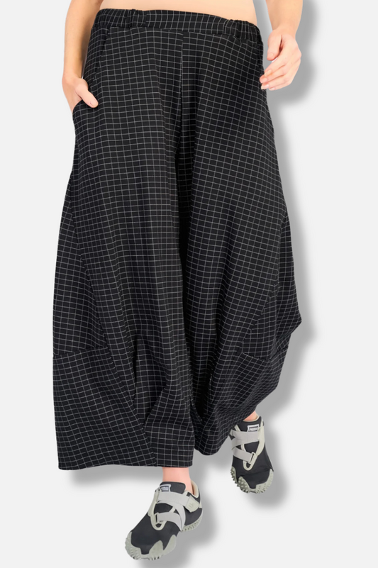 Urban Skog Oversized Pant - Graphite Grid 