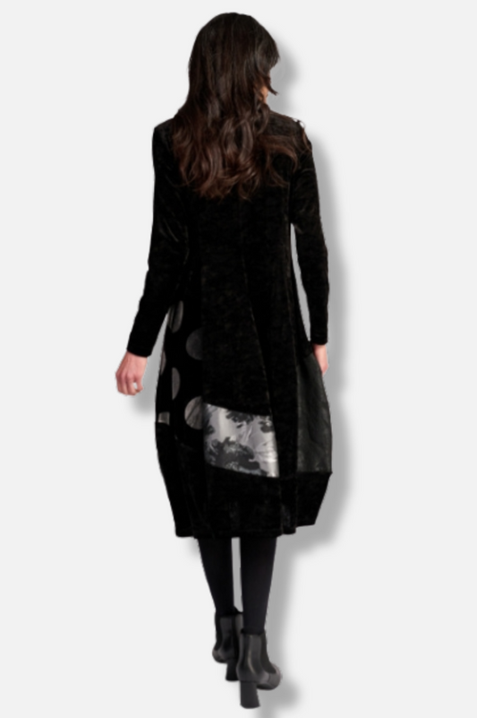 Velvet Cocoon Dress - Mix 