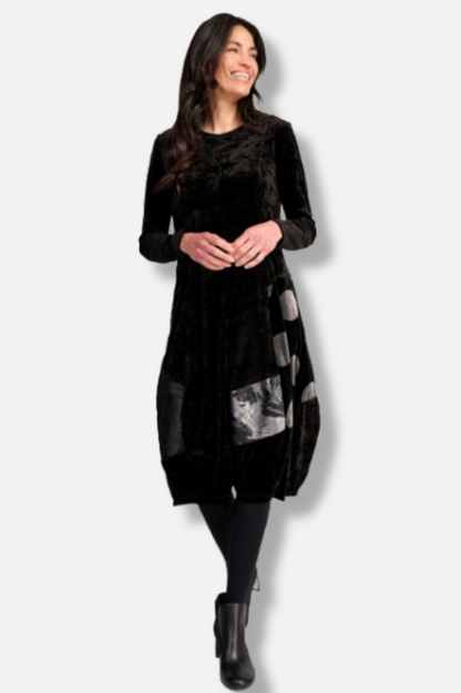 Velvet Cocoon Dress - Mix 