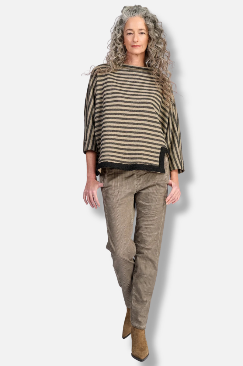 Urban Ulla Pullover - Camel Stripe 