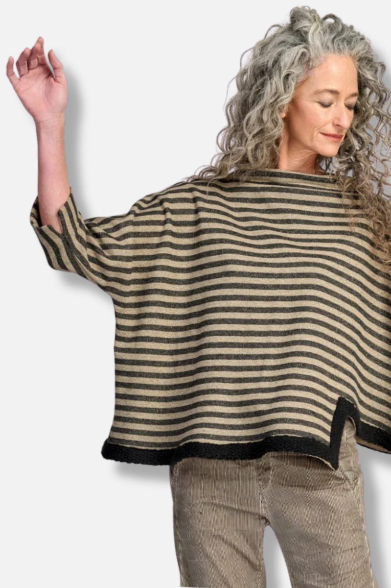 Urban Ulla Pullover - Camel Stripe 