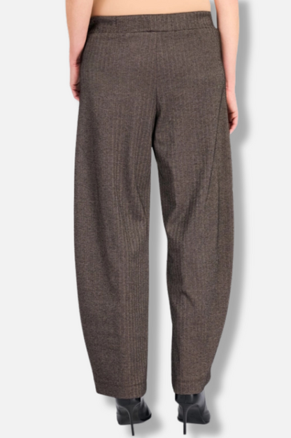 Studio Pocket Herringbone Pant - Taupe 