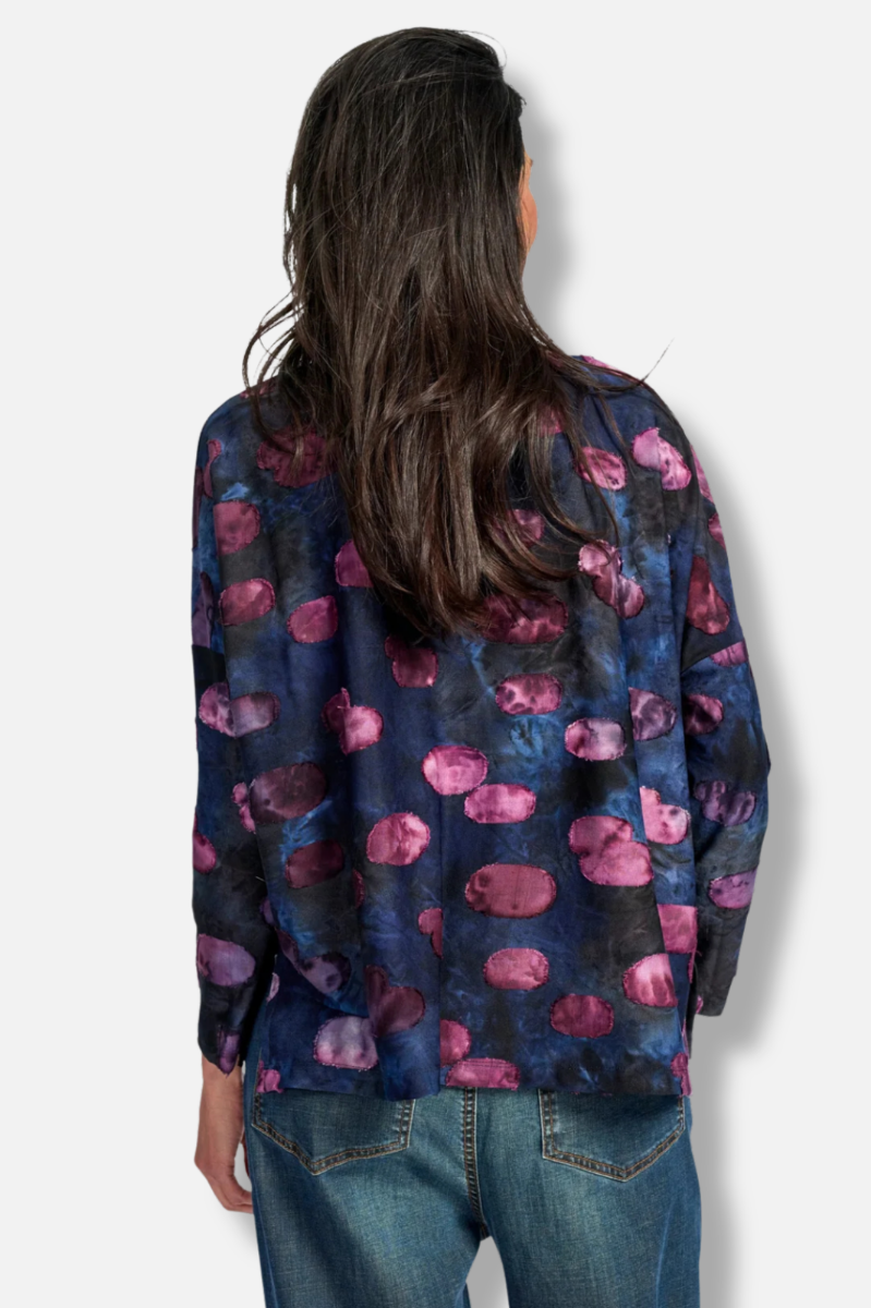 Tansy Boxy Top - Midnight 