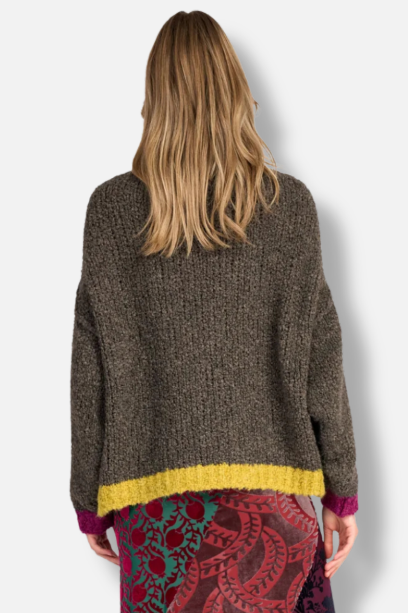 Riff Boucle Sweater - Truffle 