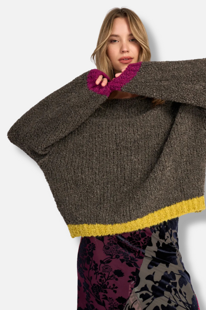 Riff Boucle Sweater - Truffle 