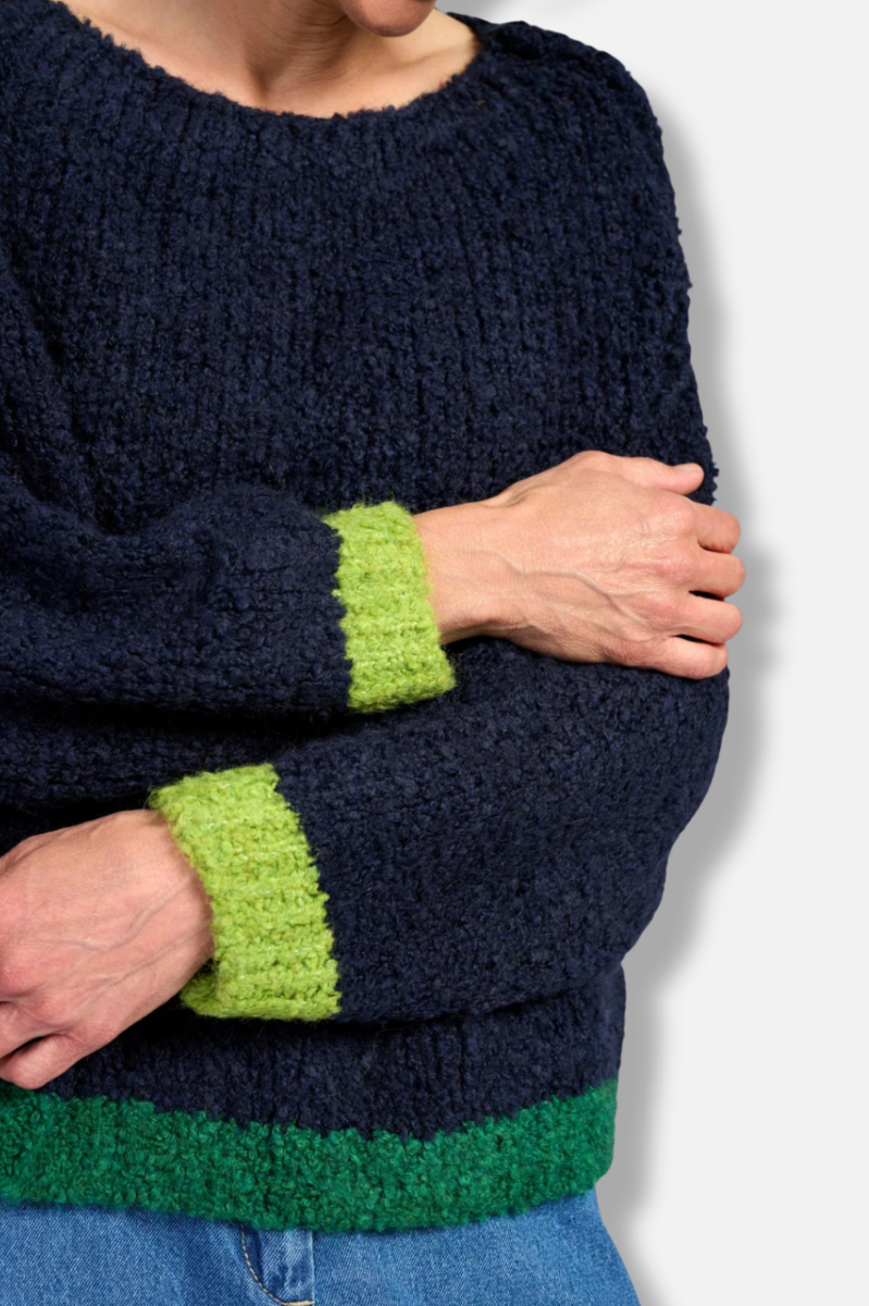 Riff Boucle Sweater - Midnight 