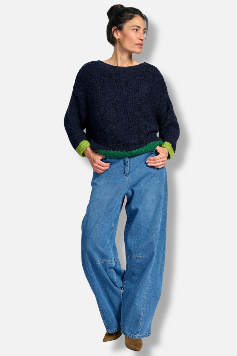 Riff Boucle Sweater - Midnight 