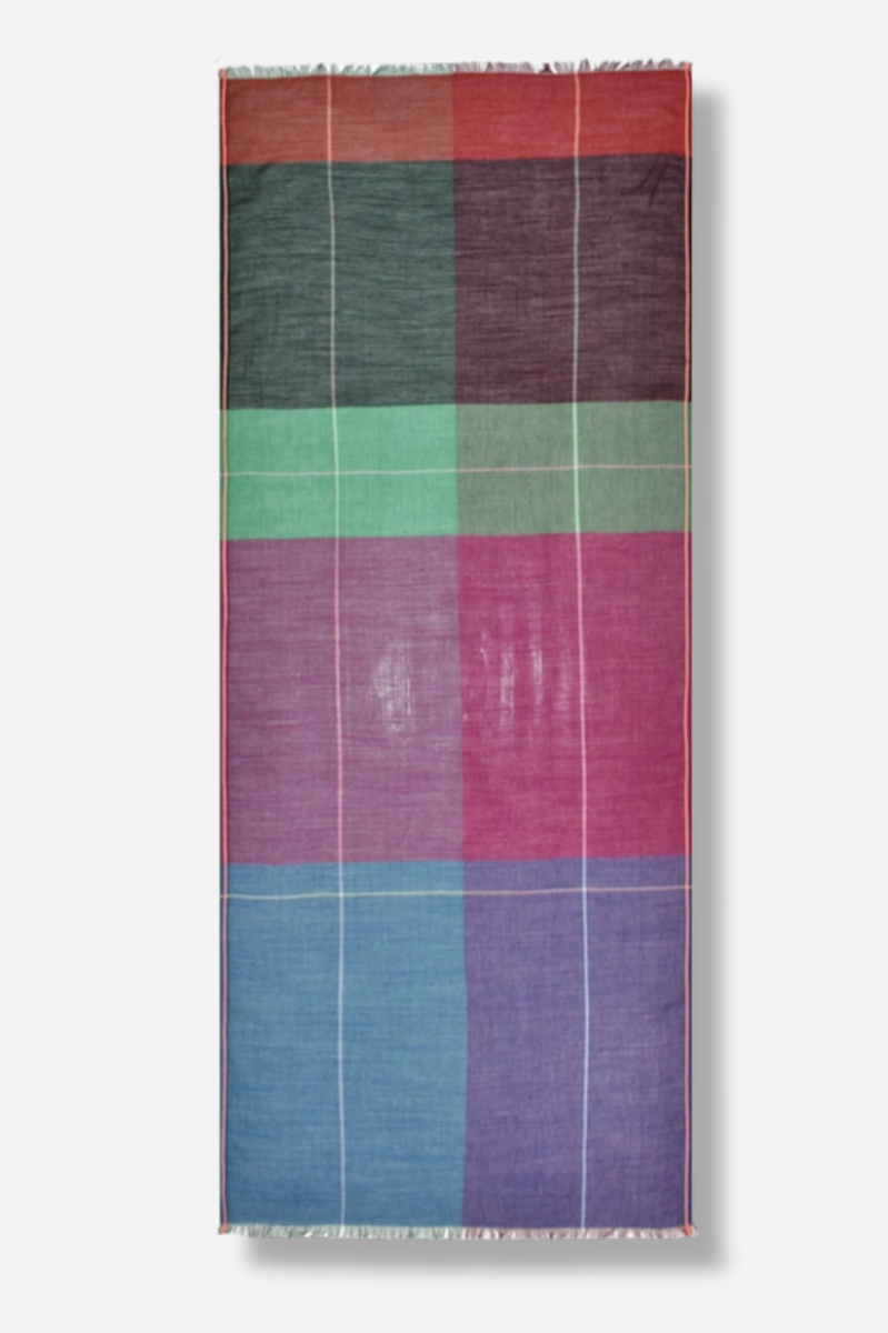 Geoffrey Plaid Scarf - Multi Color 