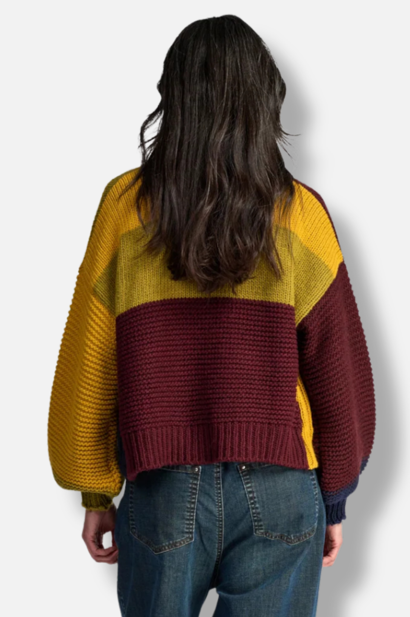 Carnival Chunky Cardigan - Collegiate Mix 
