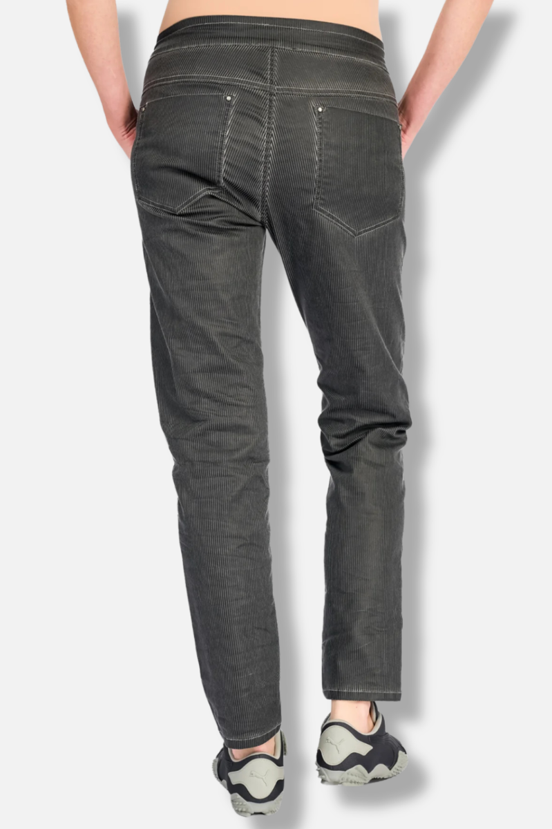 Pinstripe Iconic Stretch Jeans - Carbon 