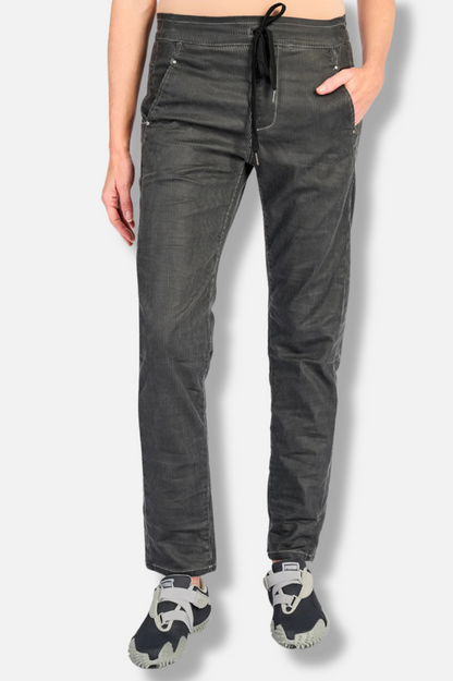 Pinstripe Iconic Stretch Jeans - Carbon 