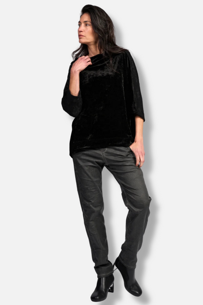 Pinstripe Iconic Stretch Jeans - Carbon 