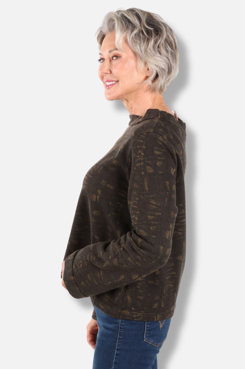 Doris Shirt - Jasper Tortuga Print