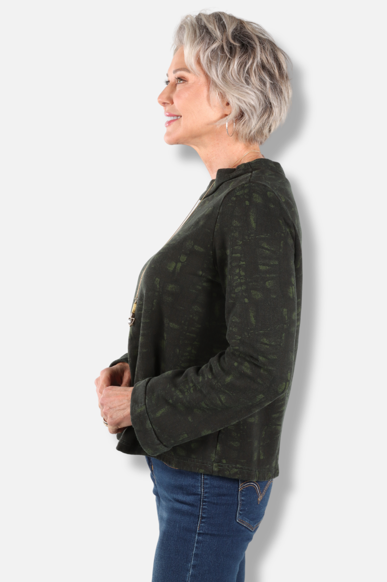 Doris Shirt - Tyrol Tortuga Print