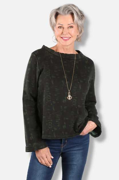 Doris Shirt - Tyrol Tortuga Print