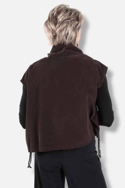 Irene Vest - Fig Corduroy
