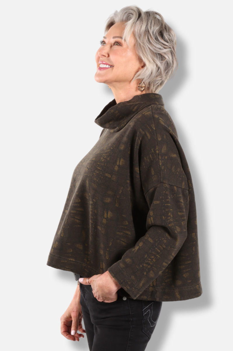Stowe Shirt - Dolomite Tortuga Print