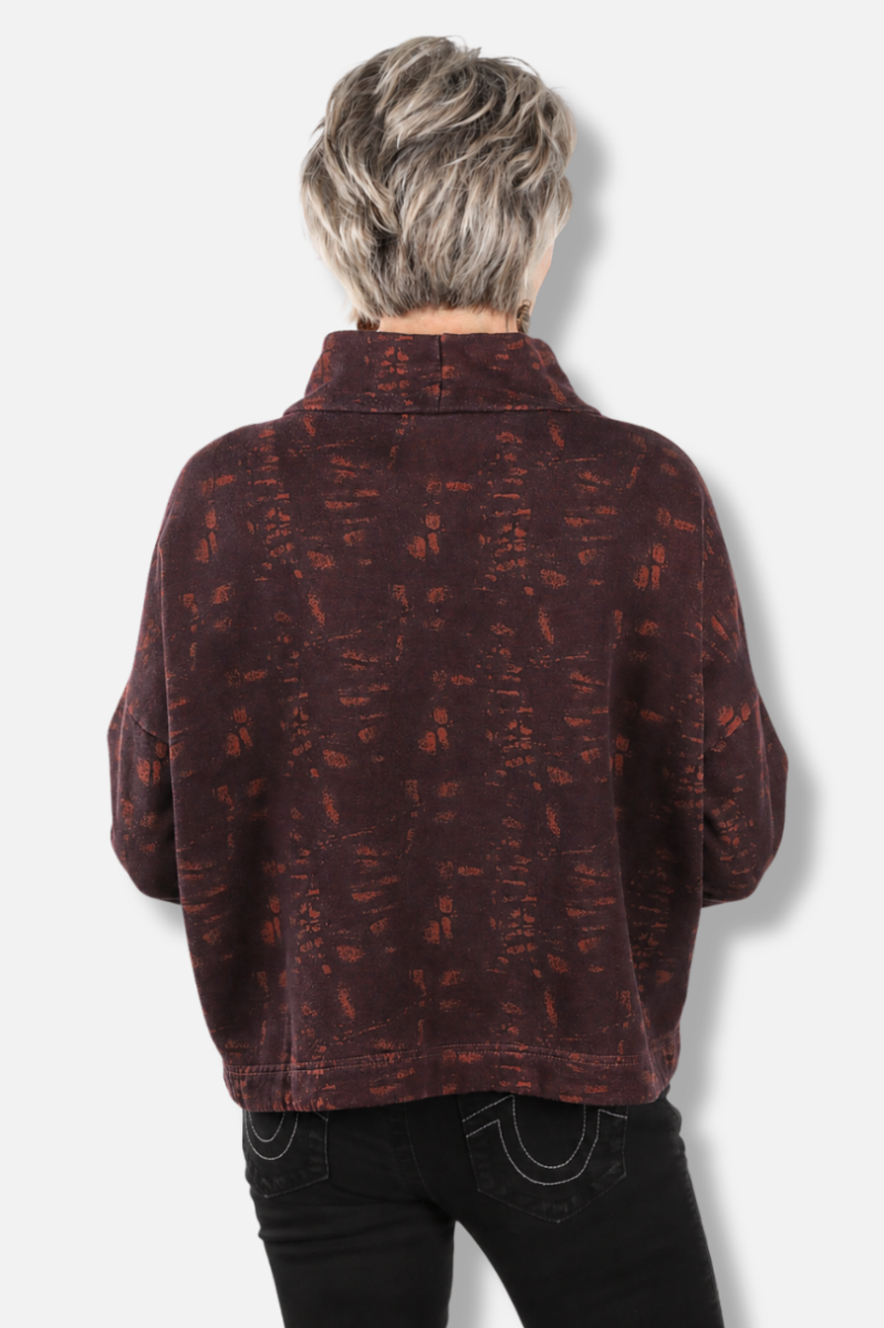 Stowe Shirt - Alder Tortuga Print
