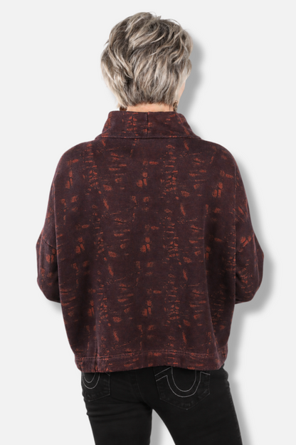 Stowe Shirt - Alder Tortuga Print
