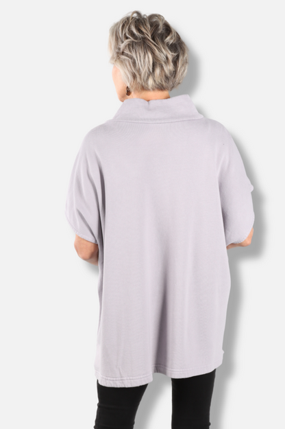 Pip Poncho - Iberis Fleece 
