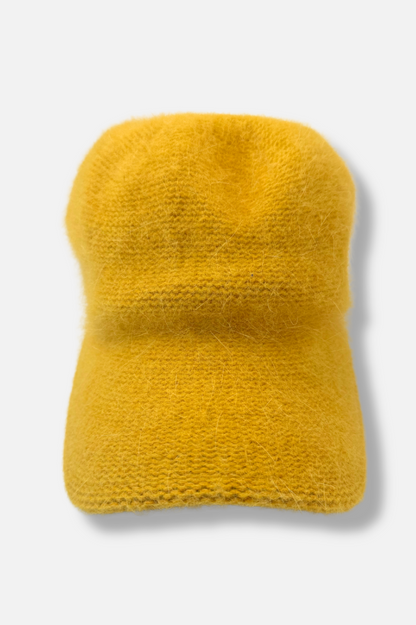 Wool Winter Cap - Yellow
