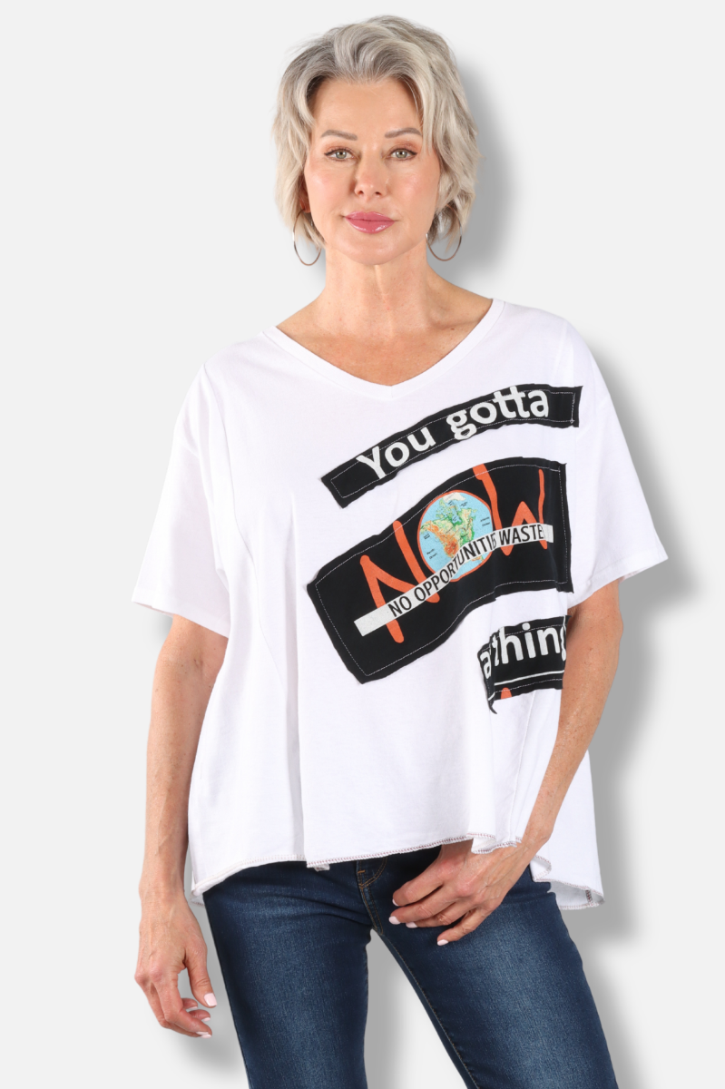 Graffic Traffic Tee - White #1