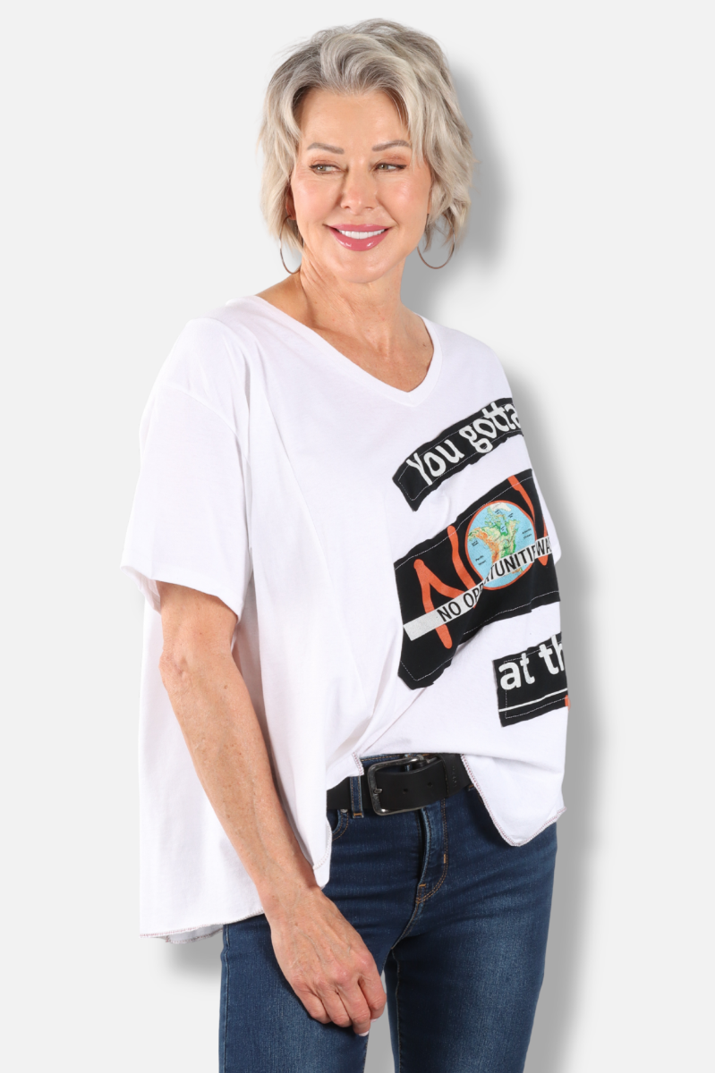 Graffic Traffic Tee - White #1