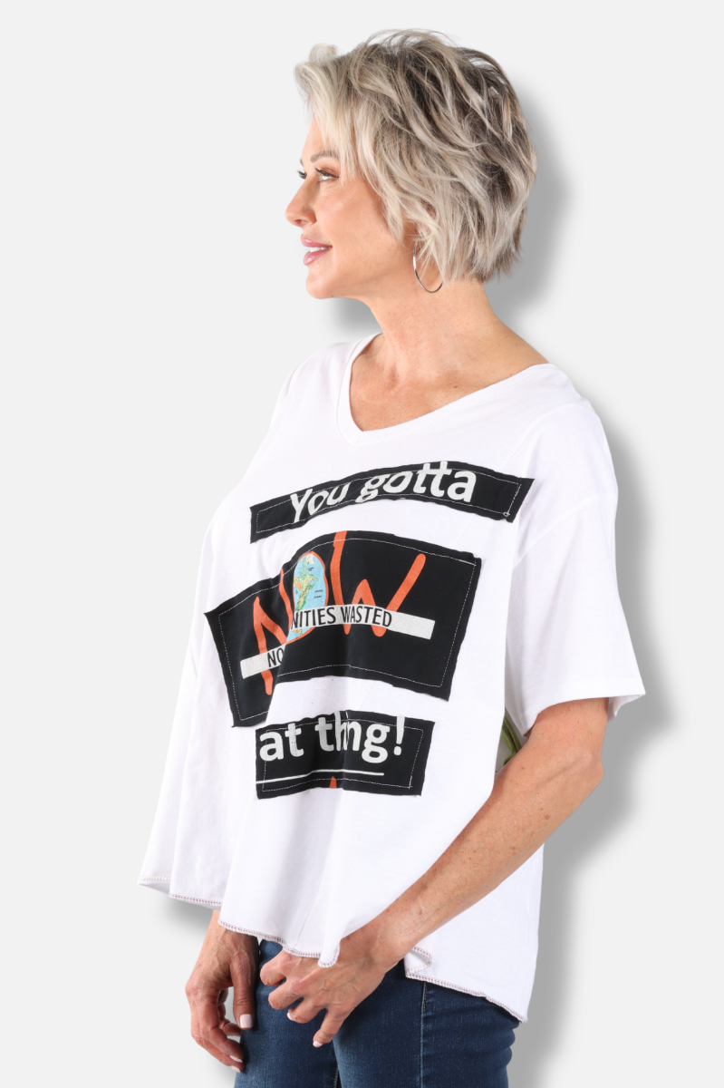 Graffic Traffic Tee - White #1