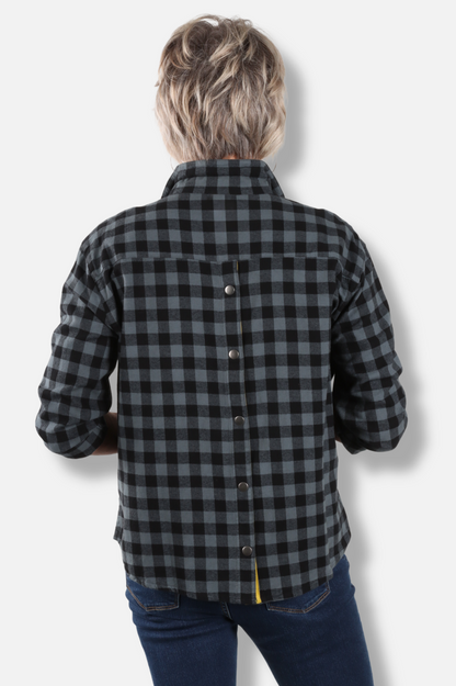 Snap Back Shirt - Dusty Denim 