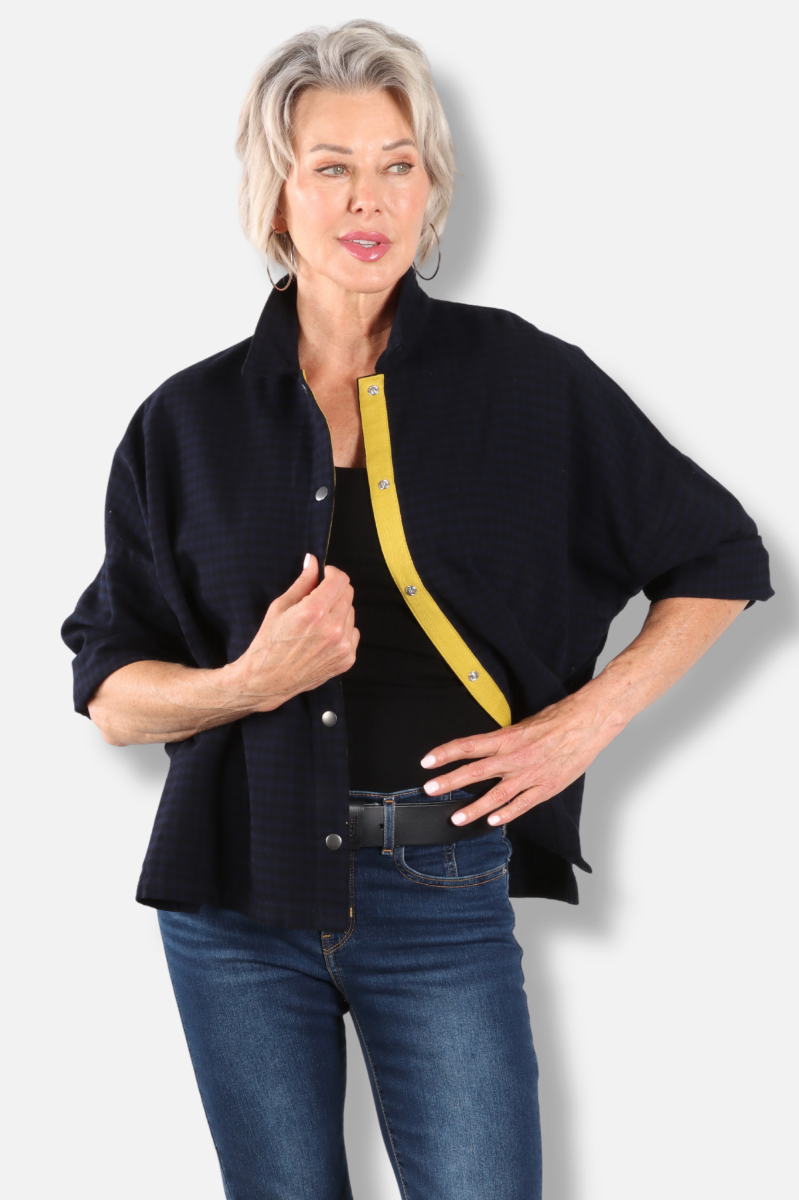 Big Shirt - Indigo Check