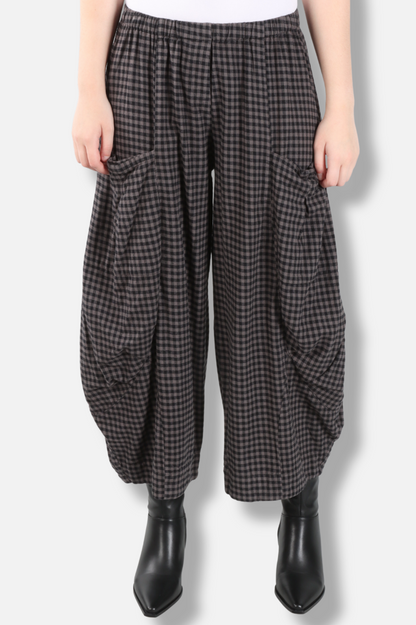 Double Pocket Pant - Eiffel Tower Check