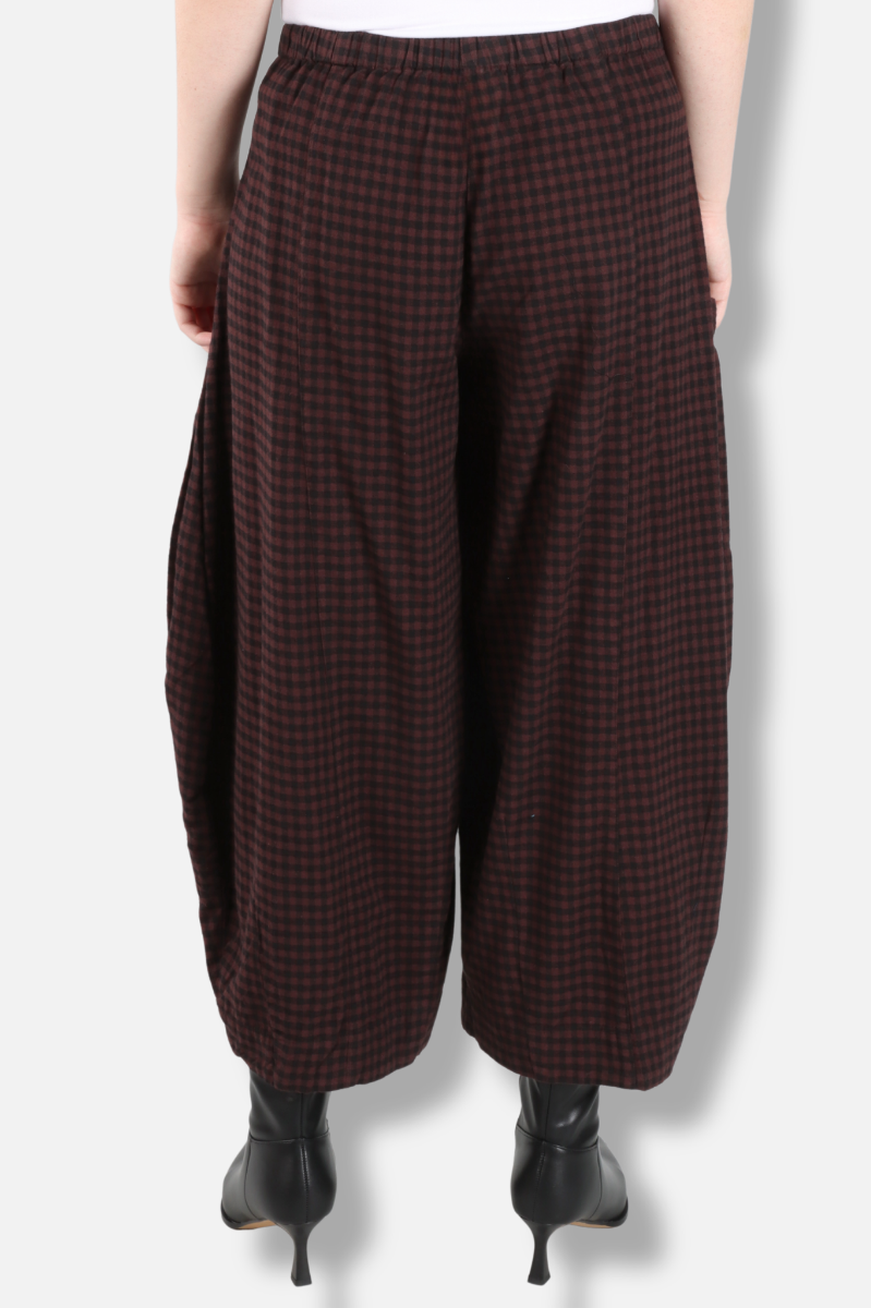 Double Pocket Pant - Chicory Check