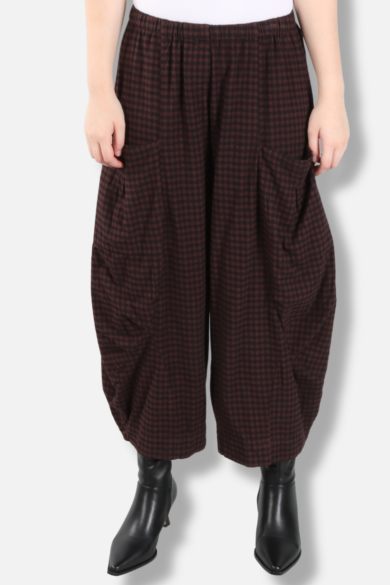 Double Pocket Pant - Chicory Check