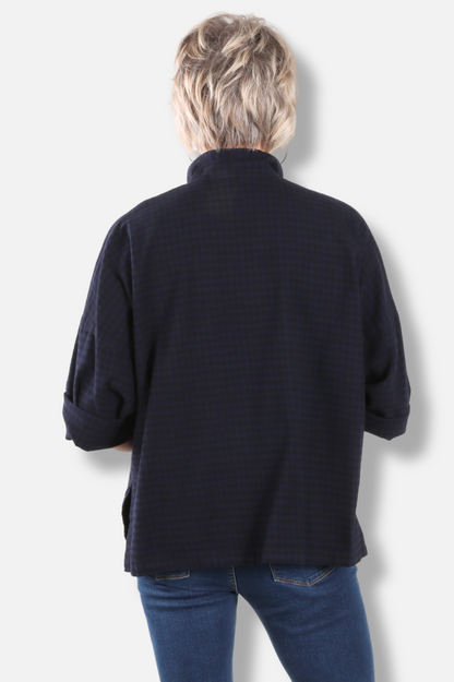 Big Shirt - Indigo Check