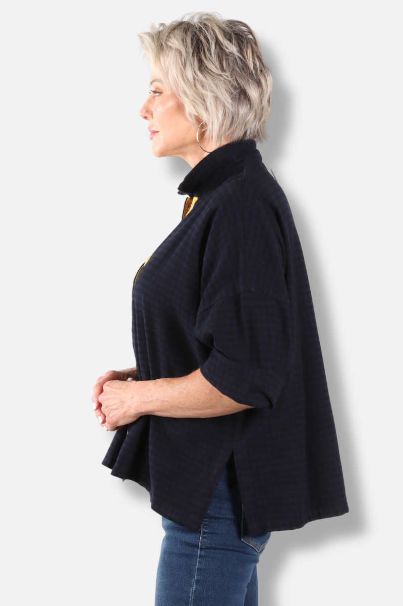 Big Shirt - Indigo Check