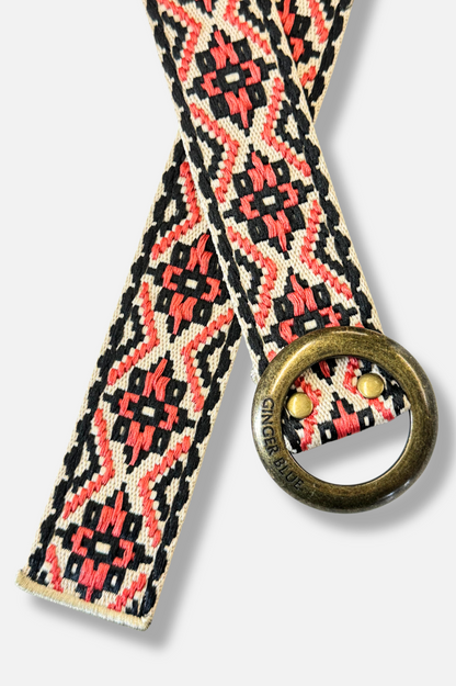 City Limits Belt - Coral 