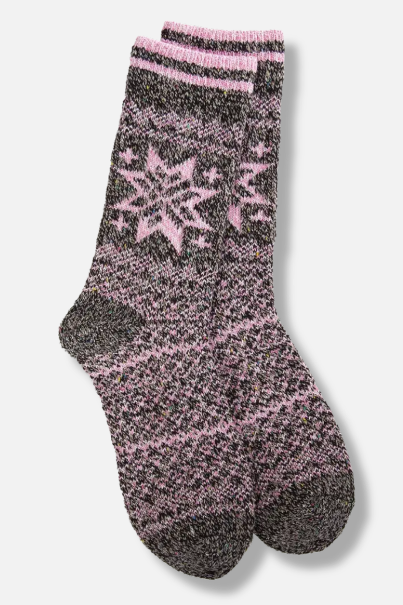 Holiday Confetti Socks - Pink 