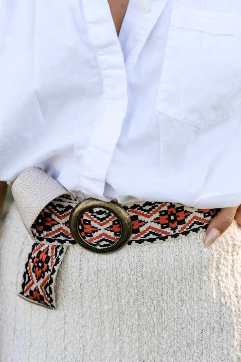 City Limits Belt - Coral 