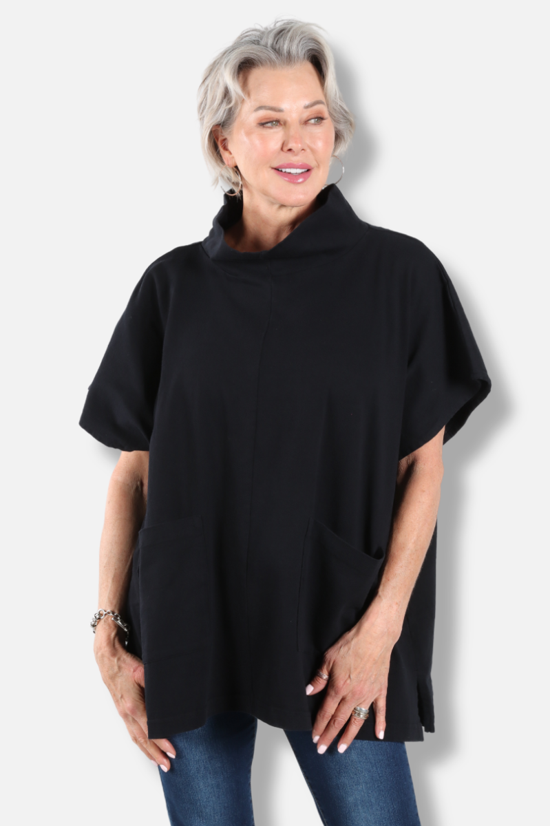 Pip Poncho - Black