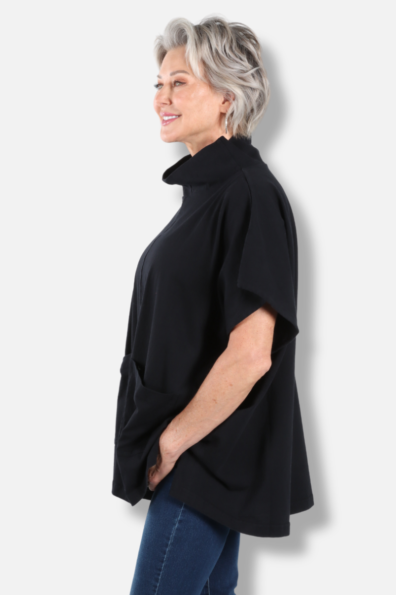 Pip Poncho - Black