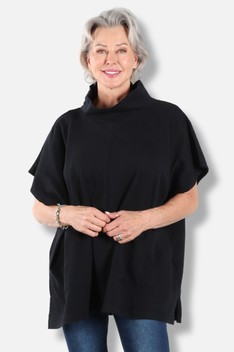 Pip Poncho - Black