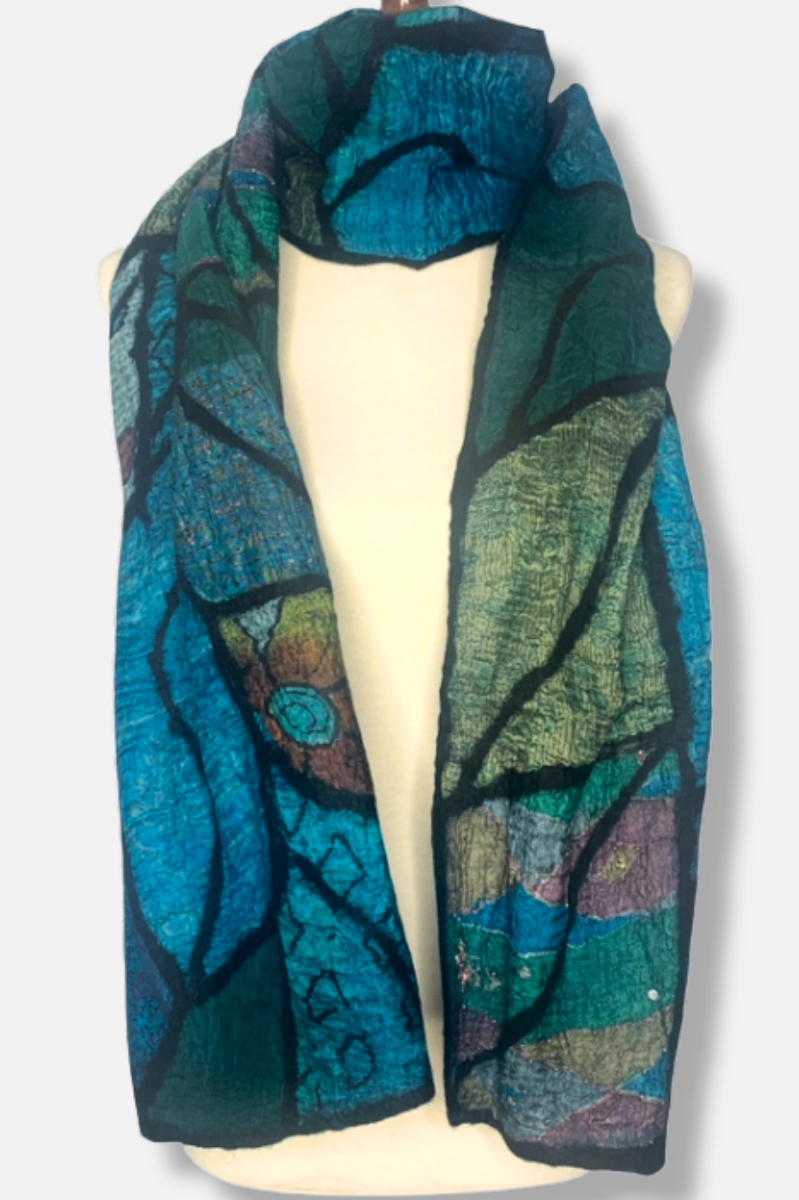 Sari Patchwork Scarf 