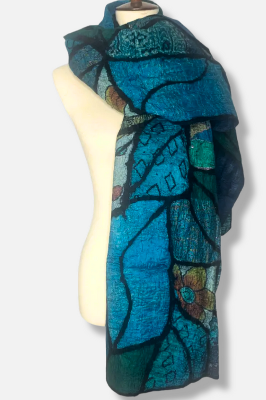 Sari Patchwork Scarf 