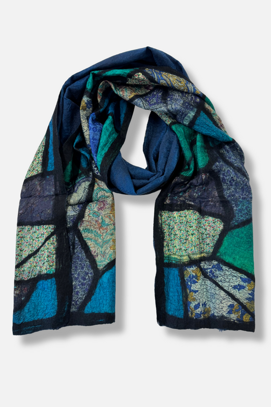 Sari Patchwork Scarf 